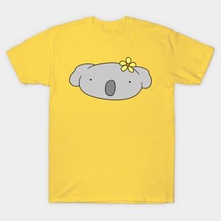 Flower Koala Face T-Shirt